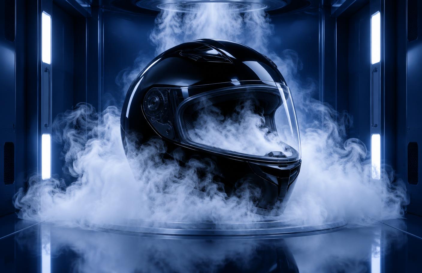 Fog Deep Cleaning stage of the Helmio sanitizing cycle